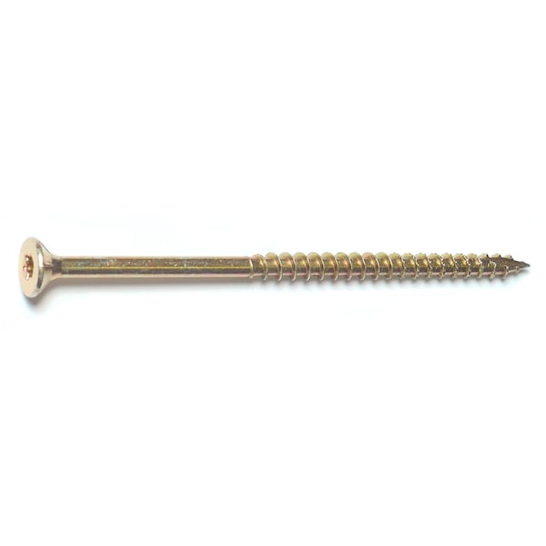 Saberdrive 4 in, Torx Drive, Wood Screw, Zinc Yellow Steel, 48 PK 09294 - main